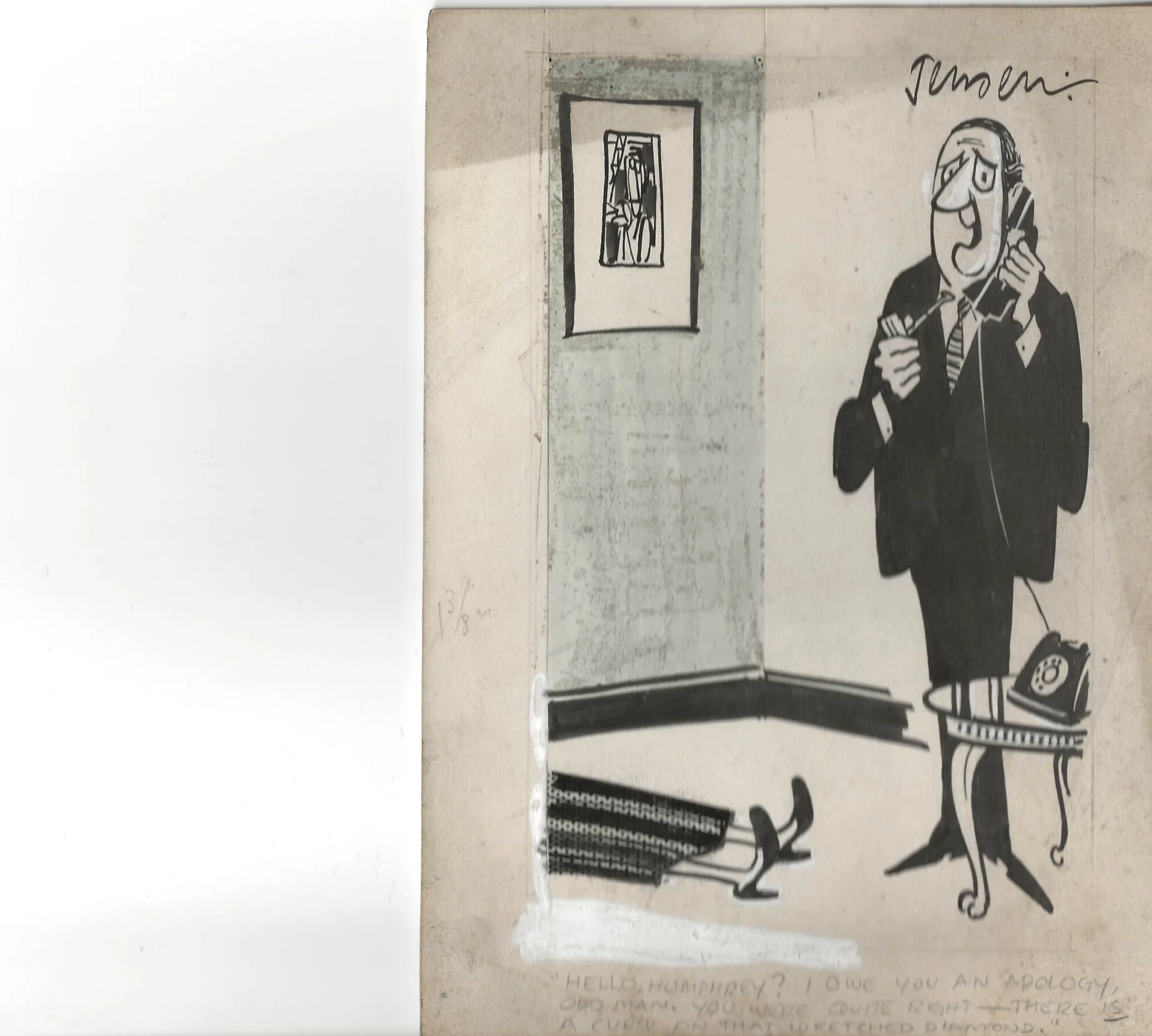 John Jensen original cartoon JJ-2026-001