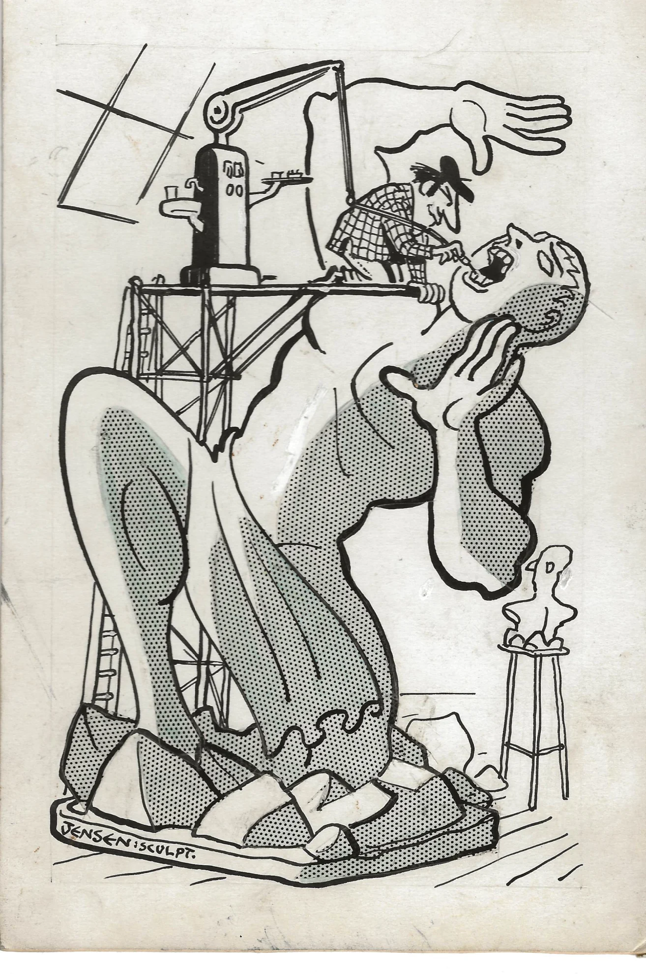 John Jensen original cartoon JJ-2026-004