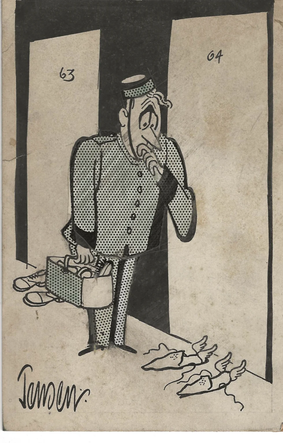 John Jensen original cartoon JJ-2026-022