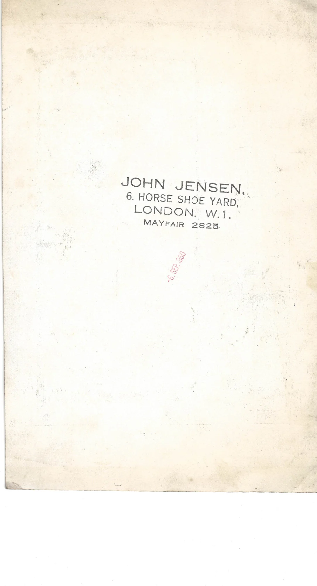 Reverse side of John Jensen original cartoon JJ-2026-042